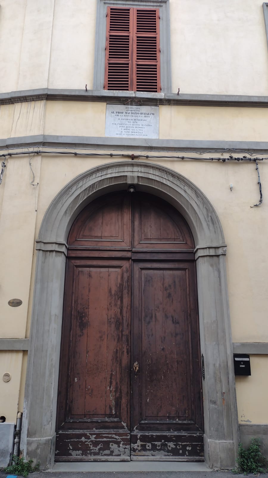 Maurizio Bufalini's memorial tablet, Forlì by Giancarlo Cerasoli (1).jpg